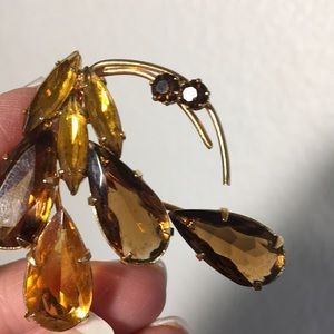 Vintage peacock brooch.